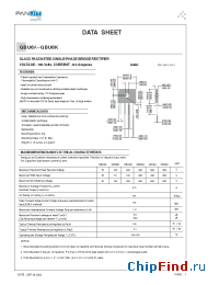 Datasheet GBU6A manufacturer Pan Jit