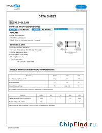 Datasheet GLZJ3.9B manufacturer Pan Jit