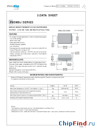 Datasheet P6SMBJ110 manufacturer Pan Jit