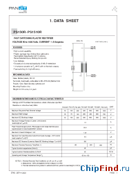 Datasheet PS150R manufacturer Pan Jit