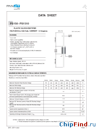 Datasheet PS1510 manufacturer Pan Jit
