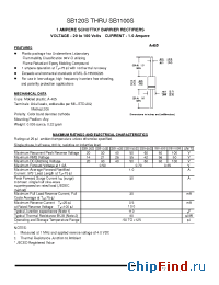 Datasheet SB168S manufacturer Pan Jit