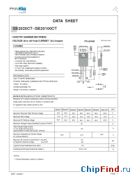 Datasheet SB2020CT manufacturer Pan Jit