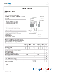 Datasheet SB620 manufacturer Pan Jit