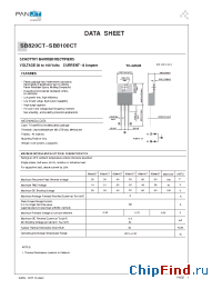 Datasheet SB840CT manufacturer Pan Jit