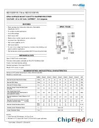 Datasheet SD10100YS manufacturer Pan Jit