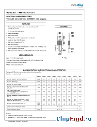 Datasheet SD1050T manufacturer Pan Jit