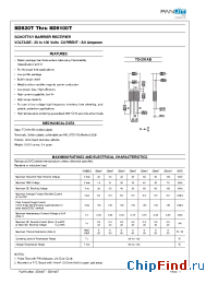 Datasheet SD8100T manufacturer Pan Jit