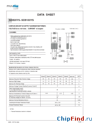 Datasheet SD8100YS manufacturer Pan Jit