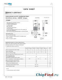 Datasheet SD830CT manufacturer Pan Jit