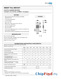 Datasheet SD830T manufacturer Pan Jit