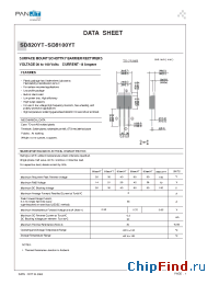 Datasheet SD840YT manufacturer Pan Jit