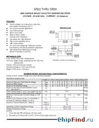 Datasheet SR22 manufacturer Pan Jit