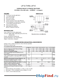 Datasheet UF1G manufacturer Pan Jit