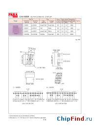 Datasheet A-1008E manufacturer Para Light