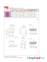 Datasheet A-1801 manufacturer Para Light
