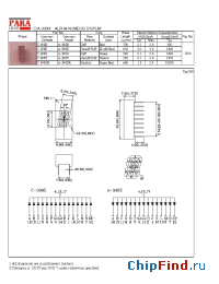 Datasheet A-398SR manufacturer Para Light