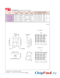 Datasheet A-4001E-5 manufacturer Para Light