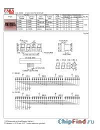 Datasheet A-564H manufacturer Para Light