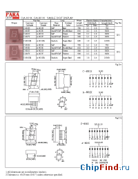 Datasheet A-801E manufacturer Para Light