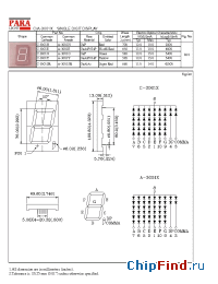 Datasheet C-3001G manufacturer Para Light