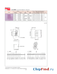 Datasheet C-508G manufacturer Para Light