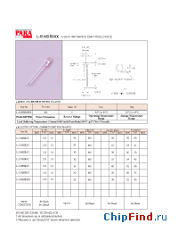 Datasheet L-516EIR3D2 manufacturer Para Light