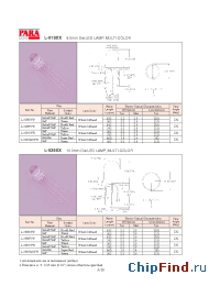 Datasheet L-839XX manufacturer Para Light