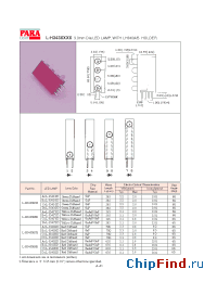 Datasheet L-H343006B manufacturer Para Light