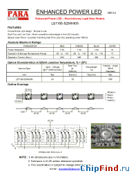 Datasheet LS1155-525W405 manufacturer Para Light
