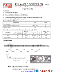Datasheet LS1255-150A112 manufacturer Para Light