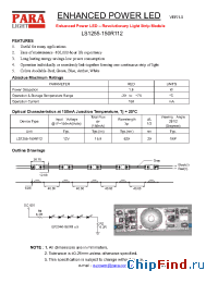 Datasheet LS1255-150R112 manufacturer Para Light
