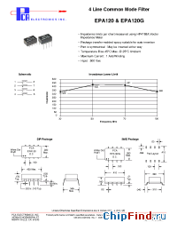 Datasheet EPA120G manufacturer PCA