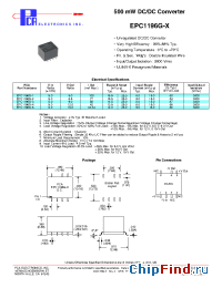 Datasheet EPC1196G-1 manufacturer PCA