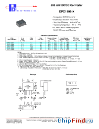 Datasheet EPC1198-1 manufacturer PCA