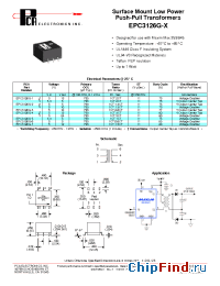 Datasheet EPC3126G-3 производства PCA