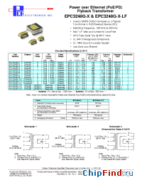 Datasheet EPC3248G-X manufacturer PCA