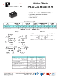 Datasheet EPG4001AS manufacturer PCA