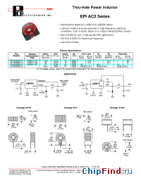 Datasheet EPI100502AC2 manufacturer PCA