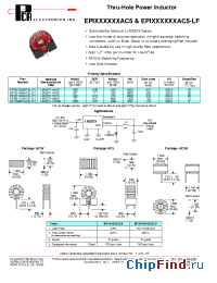 Datasheet EPI331302AC5 manufacturer PCA