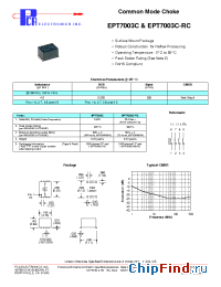 Datasheet EPT7003C manufacturer PCA