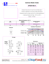 Datasheet EPZ3016G-X manufacturer PCA