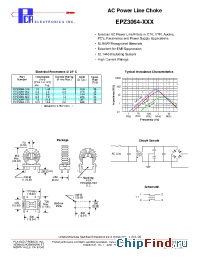 Datasheet EPZ3064-102 manufacturer PCA