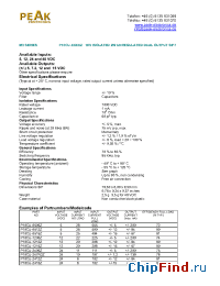 Datasheet P10CU-1205Z manufacturer PEAK