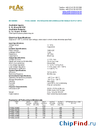 Datasheet P10DU-2412E manufacturer PEAK