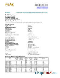 Datasheet P10LU-2412Z manufacturer PEAK