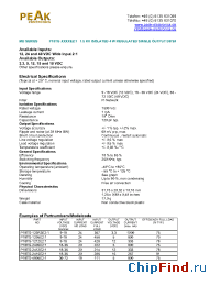 Datasheet P18TG-123R3E21 manufacturer PEAK