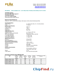 Datasheet P26TG-2412E41H35 manufacturer PEAK