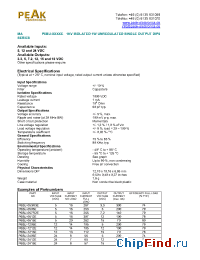 Datasheet P6BU-0505E manufacturer PEAK