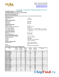 Datasheet P6CG-1209E manufacturer PEAK